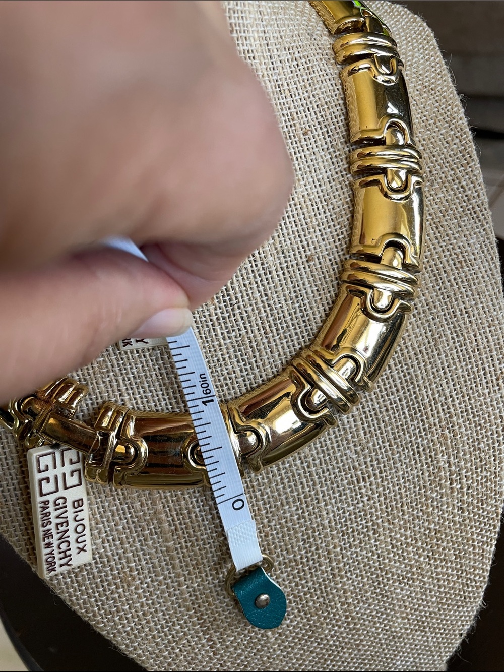 Givenchy Gold Chunky Link Necklace and Bracelet Set - Picture 4 of 6